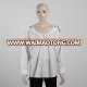 F5W11033 Wholesale Women Long Sleeve White Shirts